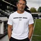 Georgia May Jagger white men's T-shirt lifestyle photograph 21