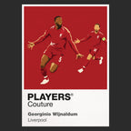 Georginio Wijnaldum Liverpool Icon Frame Men's Hoodie — Black Artwork