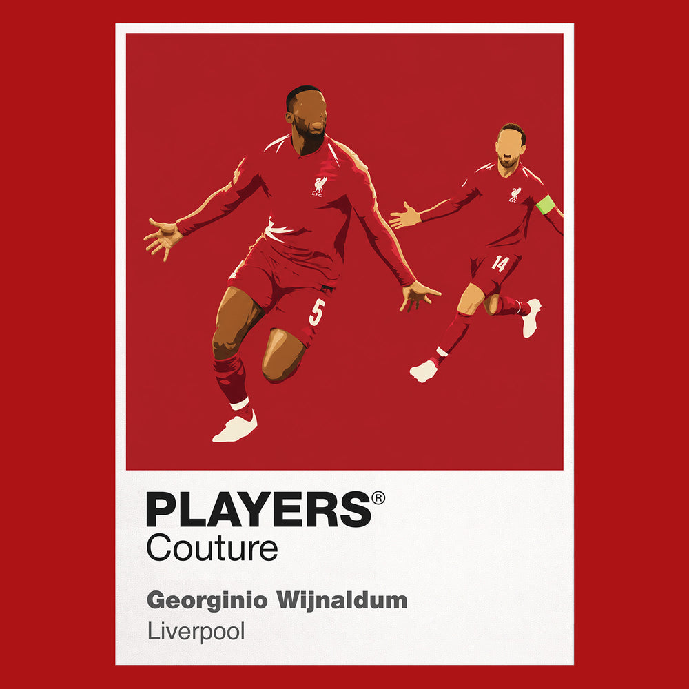 Georginio Wijnaldum Liverpool Icon Frame — Red
