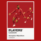 Georginio Wijnaldum Liverpool Icon Frame — Red