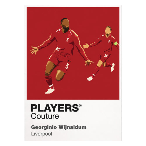 Georginio Wijnaldum Liverpool Icon Frame — White