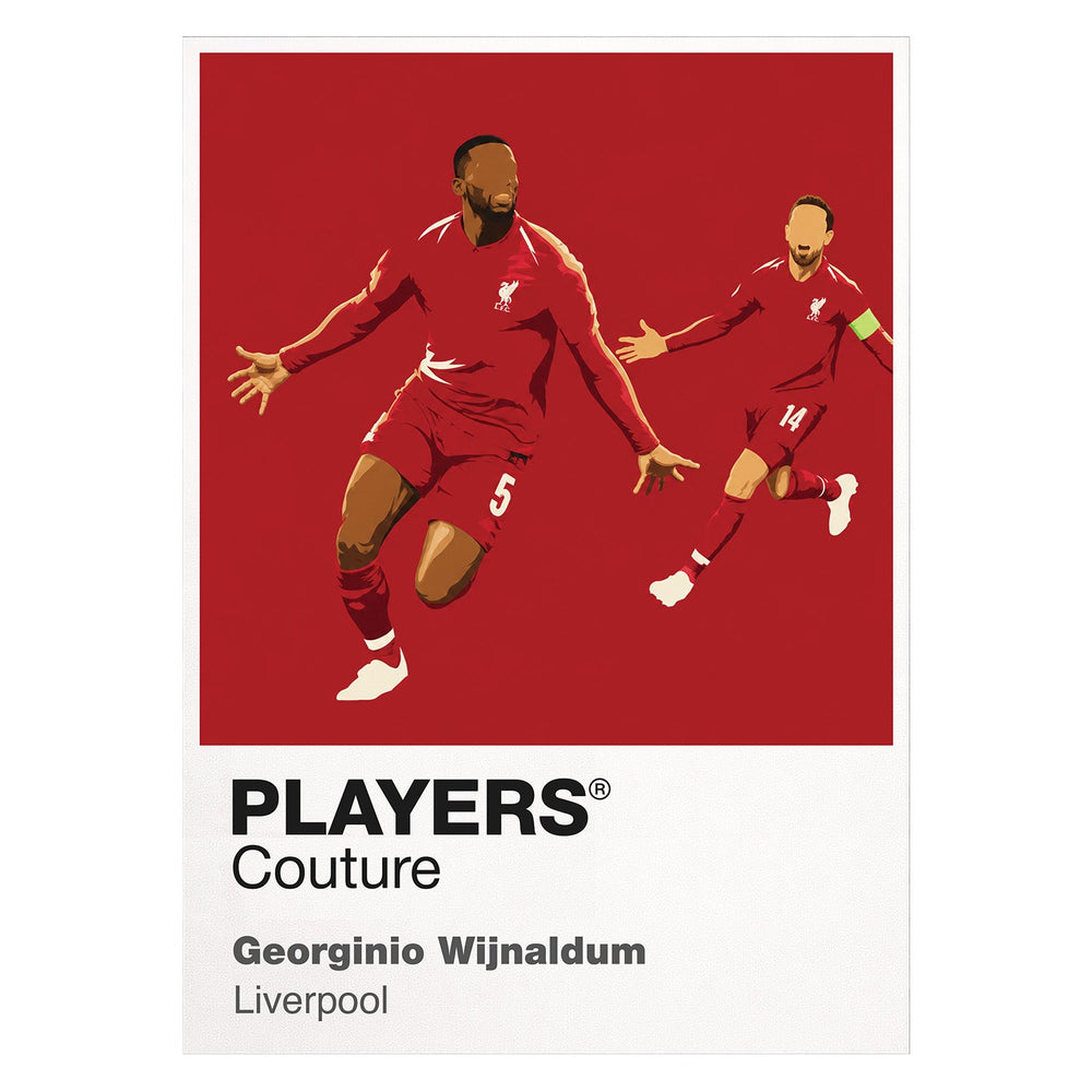 Georginio Wijnaldum Liverpool Icon Frame — White