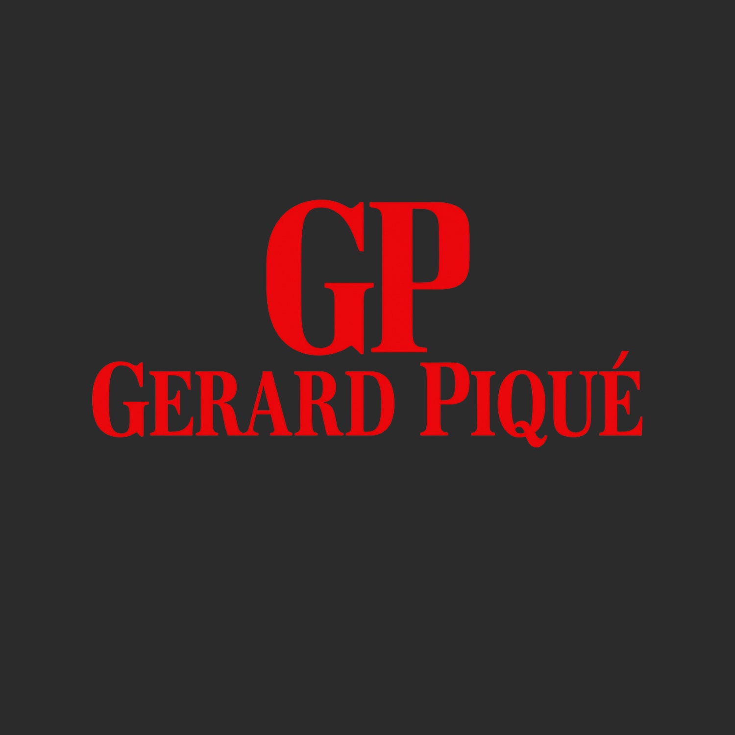 Gerard Pique Logo Players Couture Mens T-Shirt