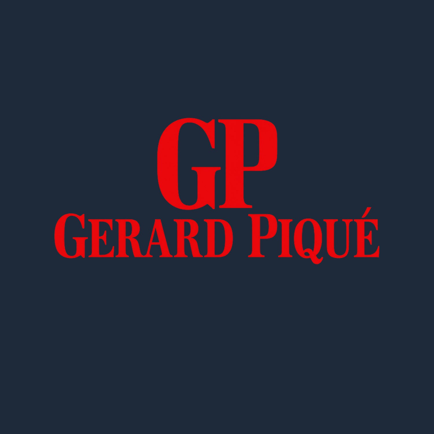 Gerard Pique Logo Players Couture Mens T-Shirt