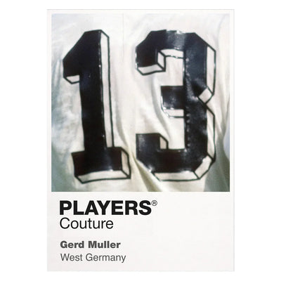 Gerd Muller 13 Football Shirt Frame - Icon Design