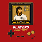 Gerd Muller 1P 8-Bit hoodie retro gaming design by Players Couture