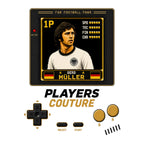 Gerd Muller 1P 8-Bit hoodie retro gaming design by Players Couture
