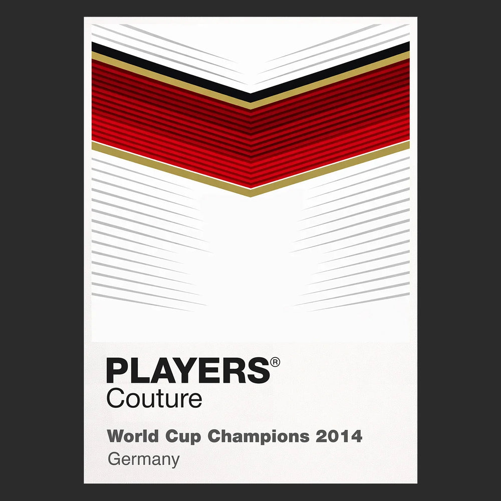 Germany 2014 Classic Football Shirt Team Colours Frame Men's T-Shirt – black close-up detail shot of the Germany 2014