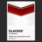 Germany 2014 Classic Football Shirt Team Colours Frame Men's T-Shirt – black close-up detail shot of the Germany 2014