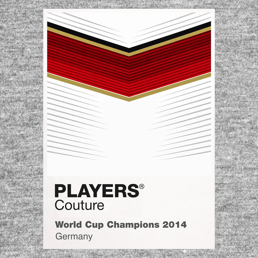 Germany 2014 Classic Football Shirt Team Colours Frame Men's T-Shirt – grey close-up detail shot of the Germany 2014 Players