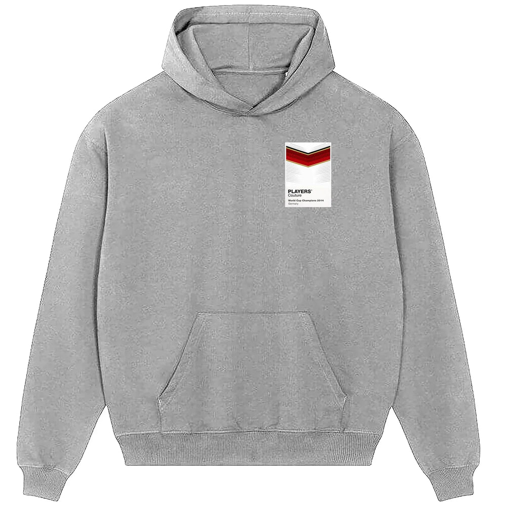Germany 2014 hoodie – grey men's hoodie featuring the Germany 2014 Players Couture logo
