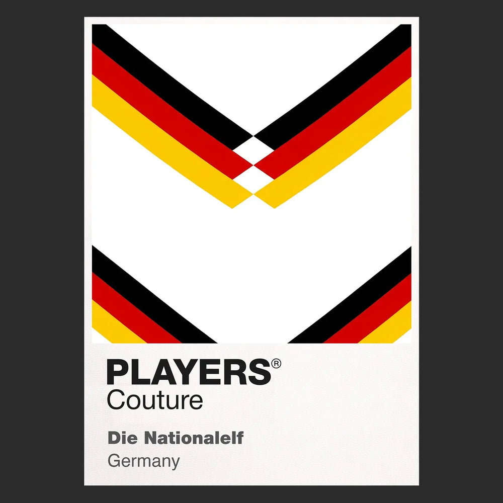 Germany 26 Classic Football Shirt Colours Frame Men's Hoodie