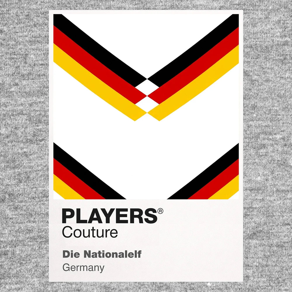Germany 26 Classic Football Shirt Colours Frame Men's Hoodie