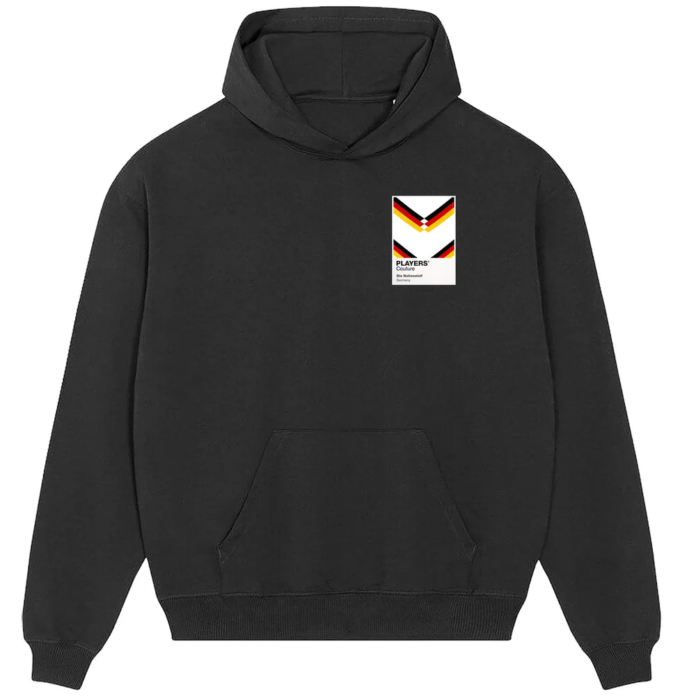 Germany 26 Classic Football Shirt Colours Frame Men's Hoodie