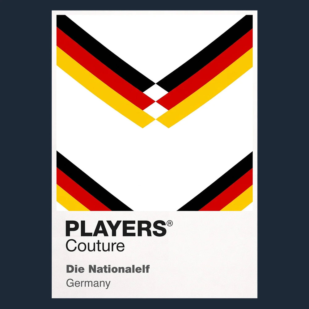 Germany 26 Classic Football Shirt Colours Frame Men's Hoodie