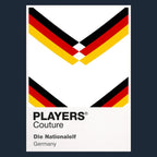 Germany 26 Classic Football Shirt Colours Frame Men's Hoodie