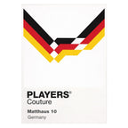 Germany 1990 Classic Football Shirt Colours Frame Men's T-Shirt – white close-up detail shot of the Germany Players Couture
