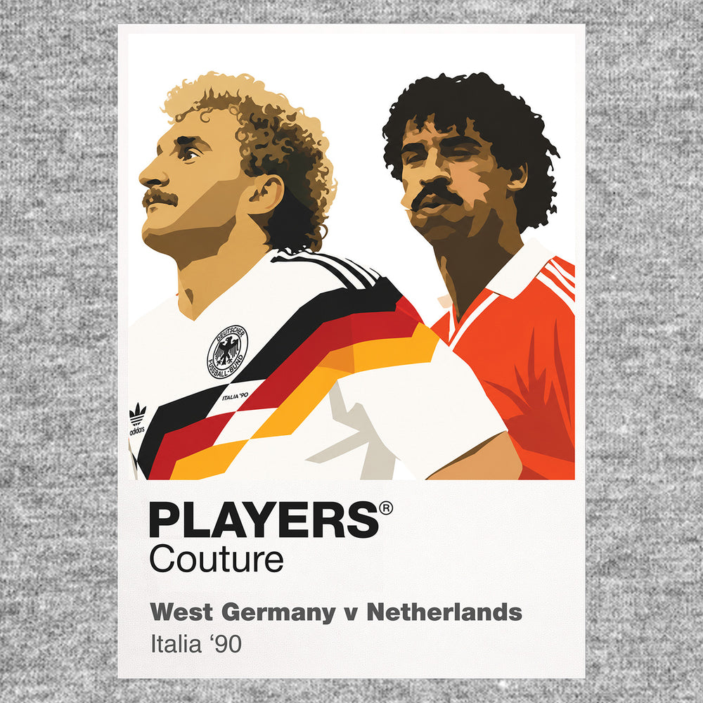Germany v Netherlands 1990 Players Couture Frame Gray