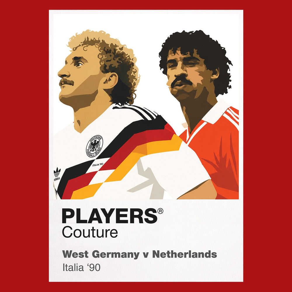 Germany v Netherlands 1990 Players Couture Frame Red