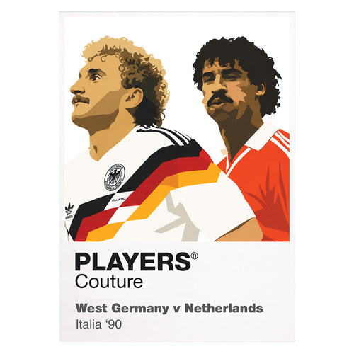 Germany v Netherlands 1990 Players Couture Frame White