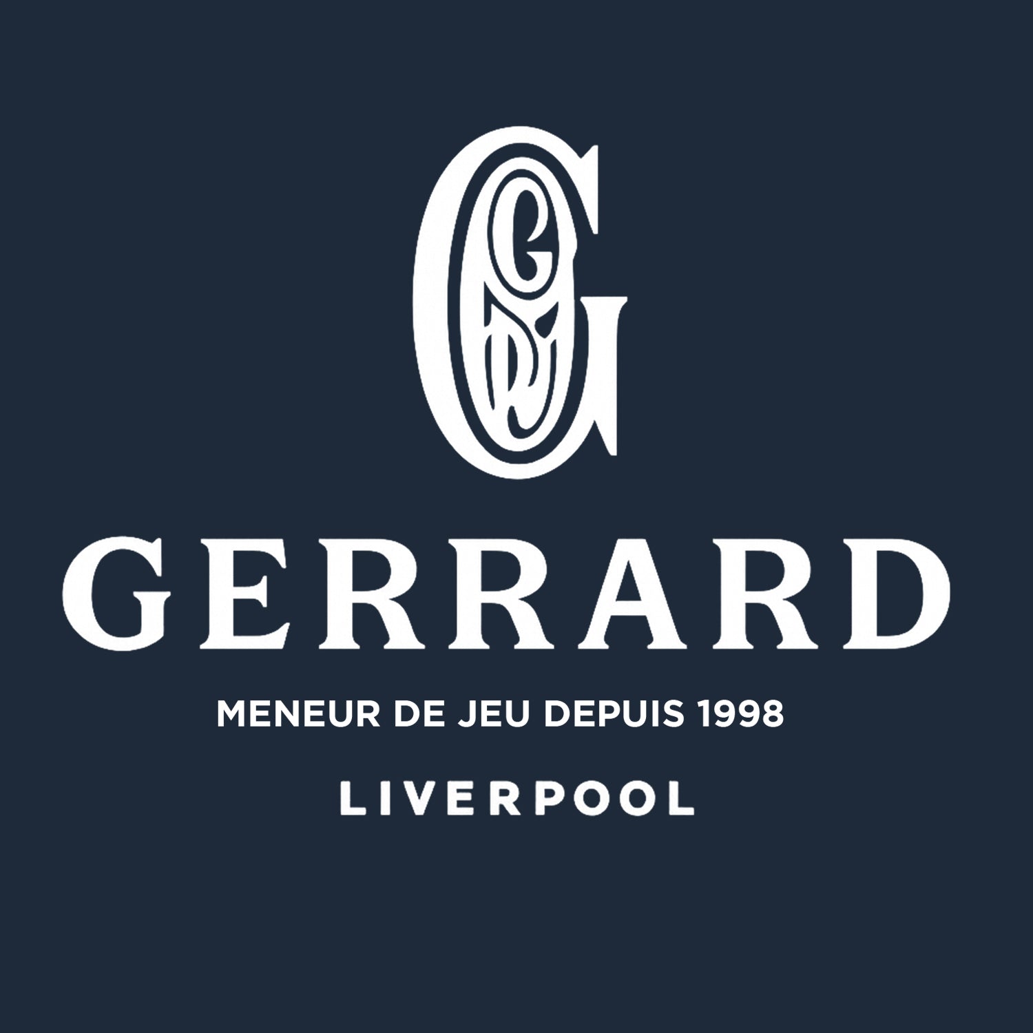 Steven Gerrard G Logo Players Couture Mens T-Shirt