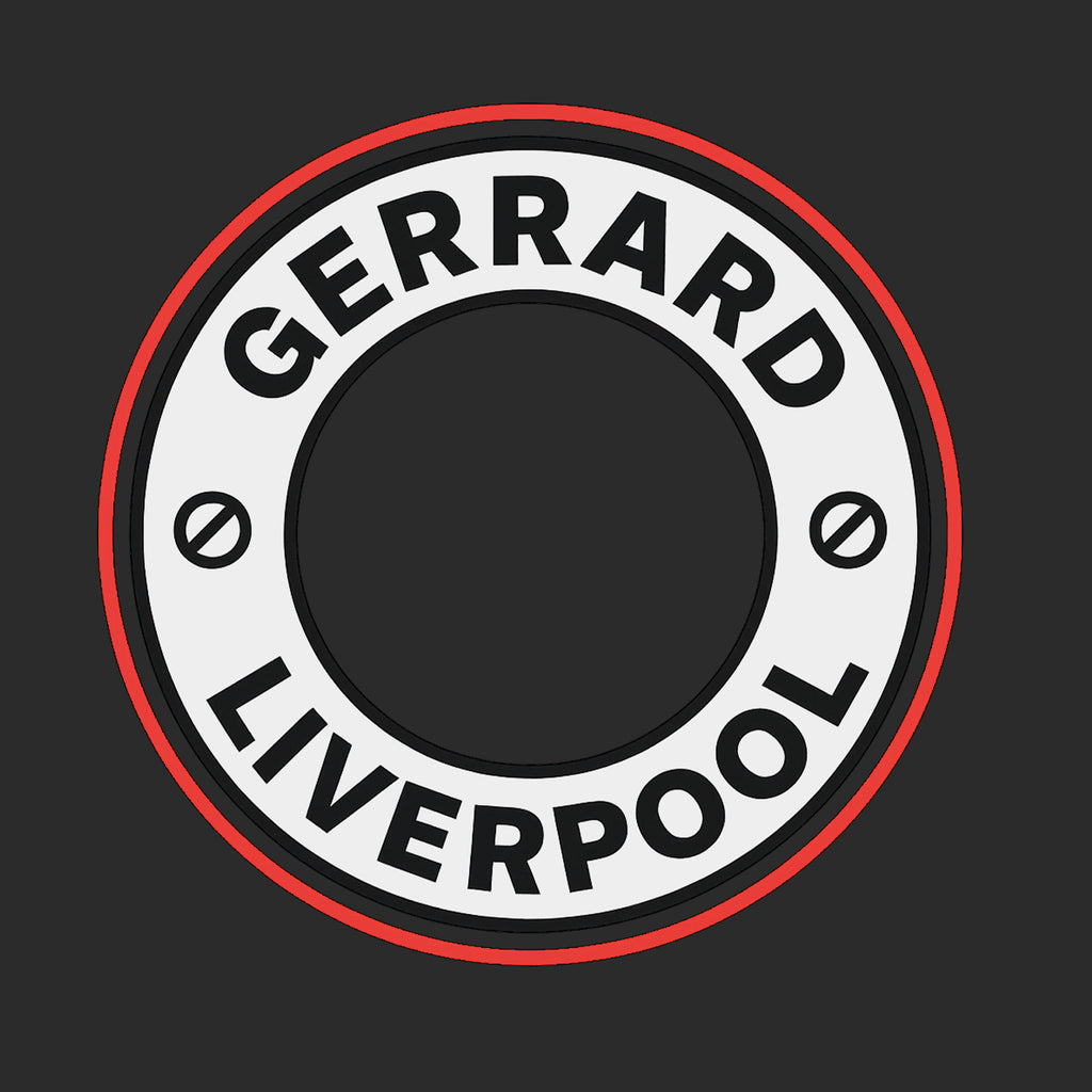 Steven Gerrard Circle Logo Players Couture Mens T-Shirt