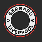 Steven Gerrard Circle Logo Players Couture Mens T-Shirt