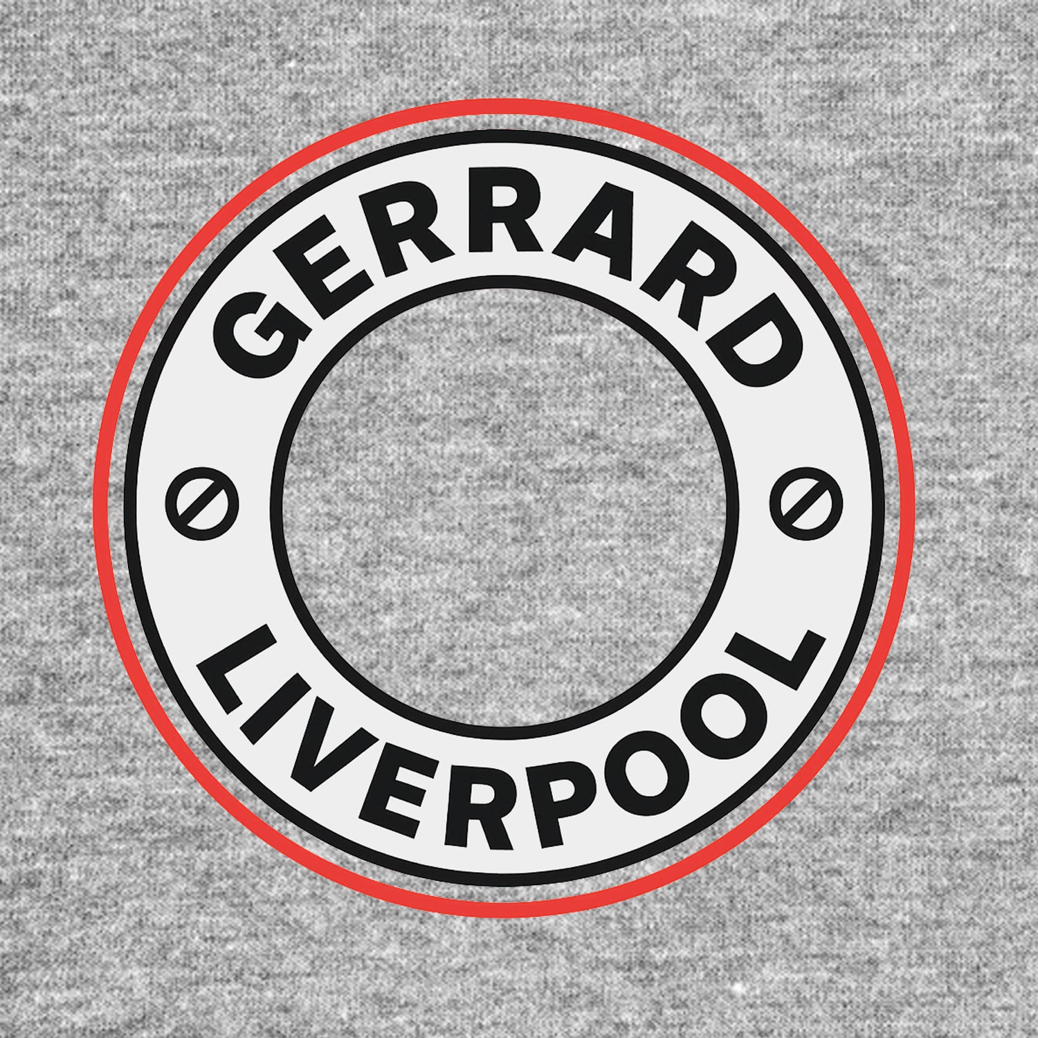 Steven Gerrard Circle Logo Players Couture Mens T-Shirt