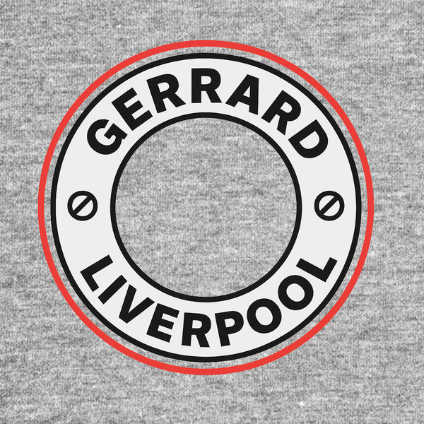 Steven Gerrard Circle Logo Players Couture Mens T-Shirt