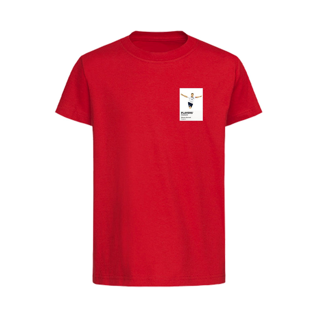 Steven Gerrard Players Couture Kids Red T-Shirt