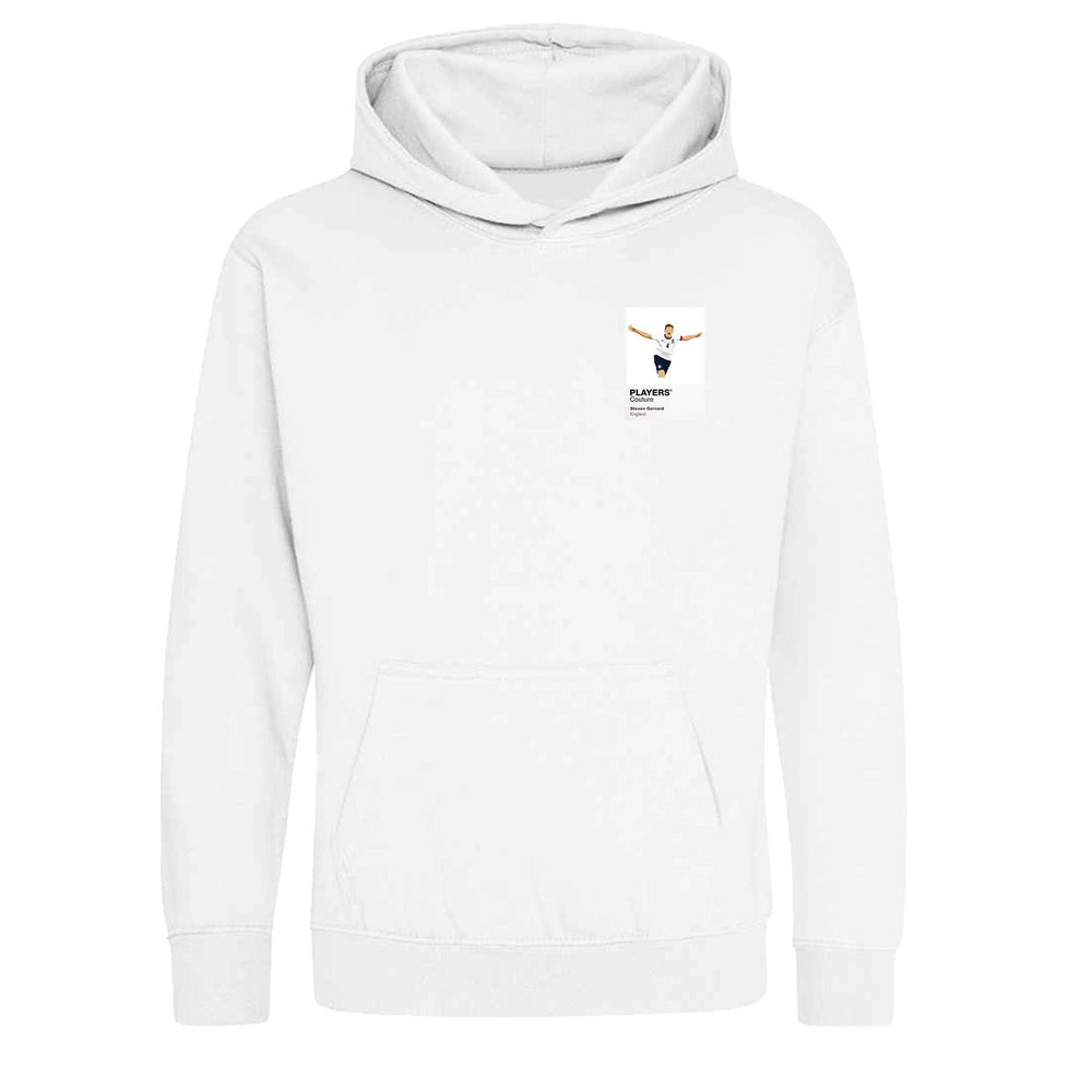 Steven Gerrard Players Couture Kids White Hoodie