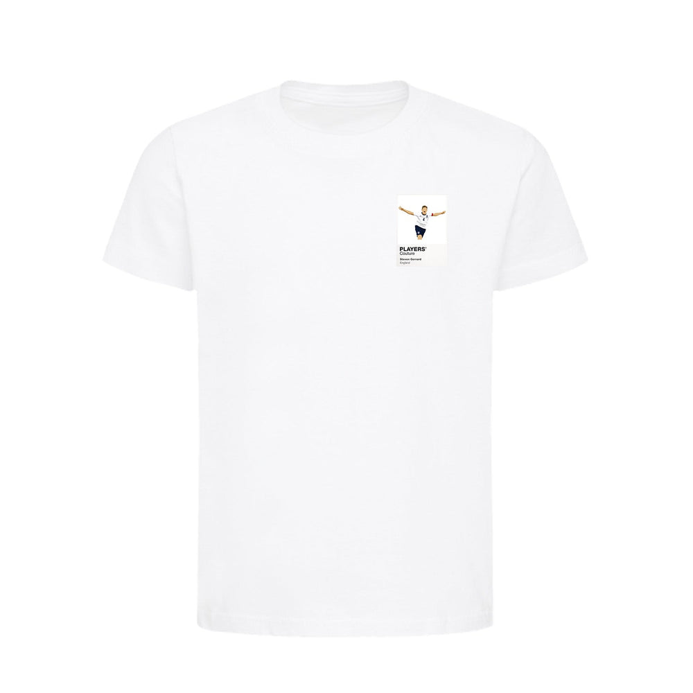 Steven Gerrard Players Couture Kids White T-Shirt