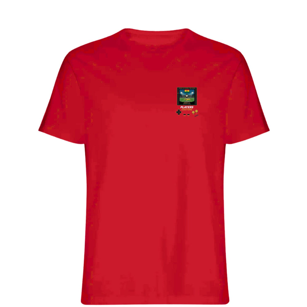 Ghana World Cup 8-Bit Men's T-Shirt retro gaming football design by Players Couture