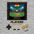 Ghana World Cup 8-Bit Men's T-Shirt retro gaming football design by Players Couture