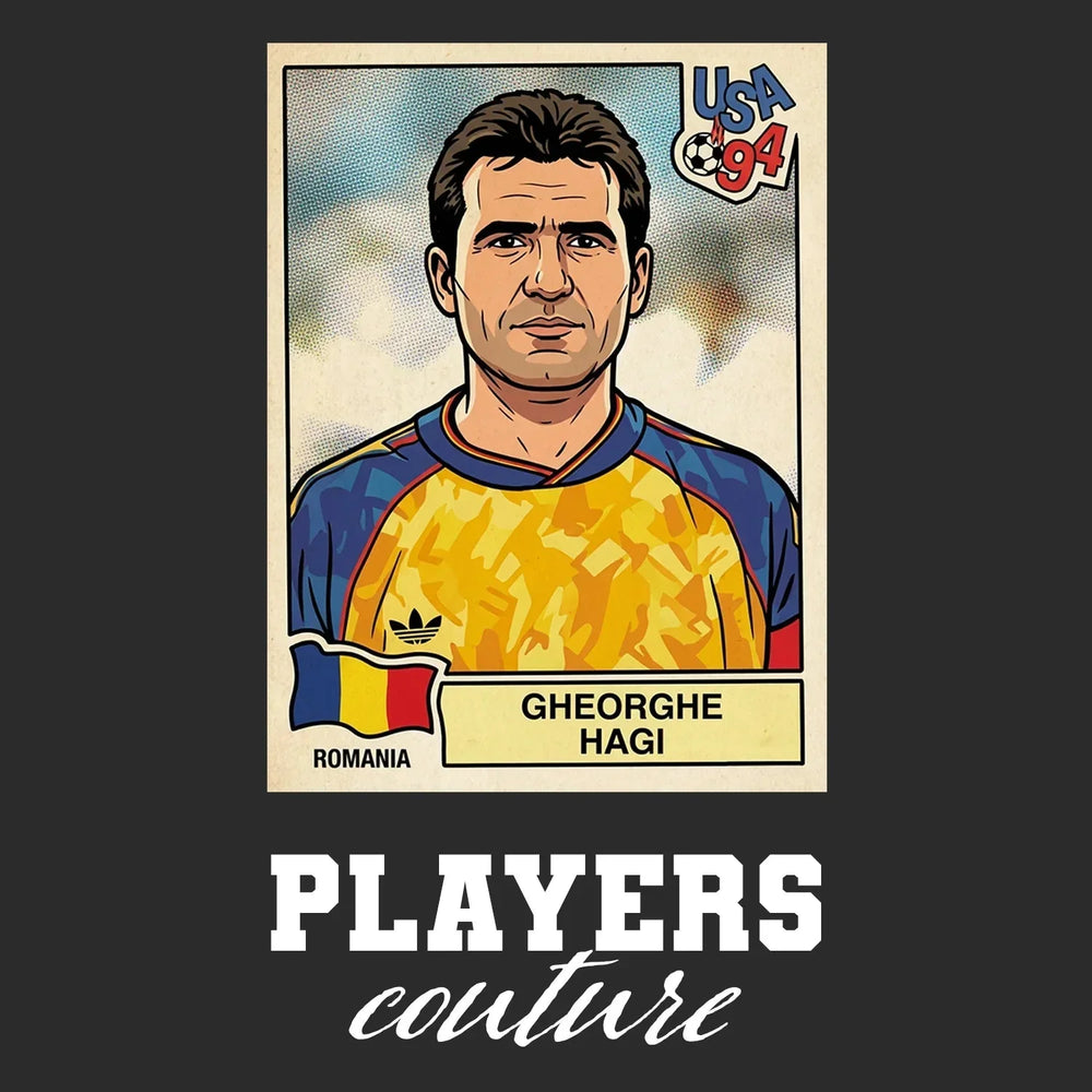 Gheorghe Hagi World Cup Sticker Men's Hoodie – gheorghe hagi black Players Couture design