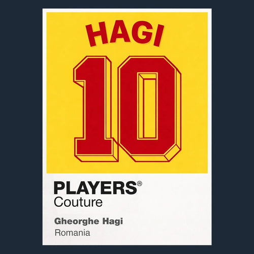 Gheorghe Hagi 10 Football Shirt Frame - Icon Design (View 9)
