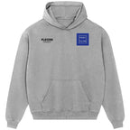 Gheorghe Hagi hoodie – grey men's hoodie featuring the Gheorghe Hagi Players Couture logo