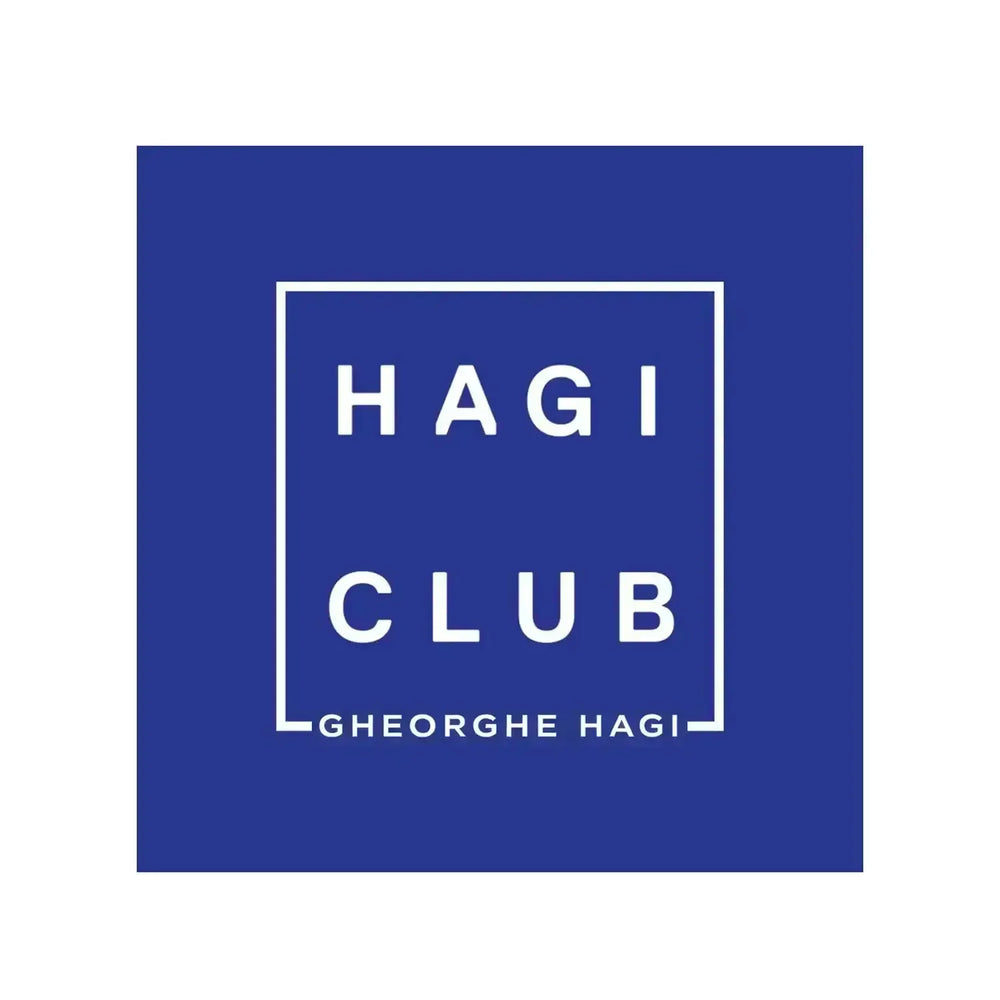 Gheorghe Hagi Logo Men's T-Shirt – white close-up detail shot of the Gheorghe Hagi Players Couture logo design