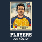 Gheorghe Hagi World Cup Sticker Men's Hoodie – gheorghe hagi navy Players Couture design
