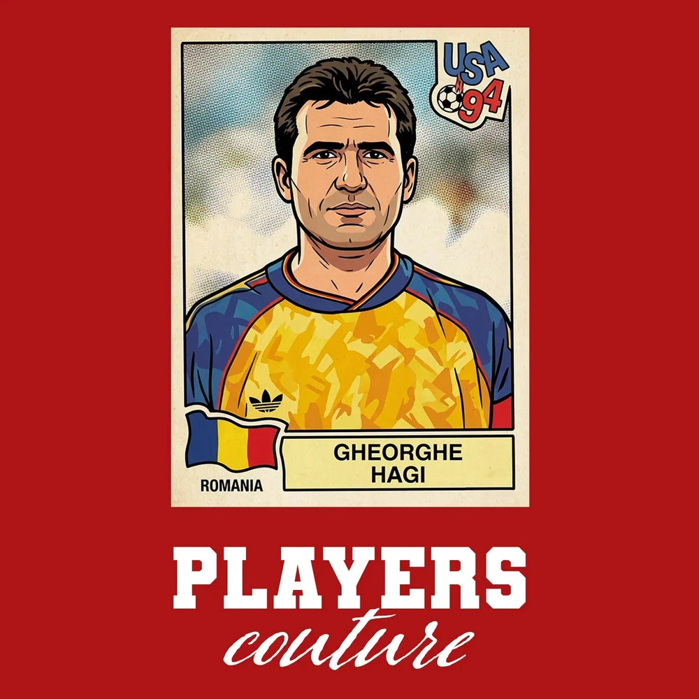 Gheorghe Hagi World Cup Sticker Men's Hoodie – gheorghe hagi red Players Couture design