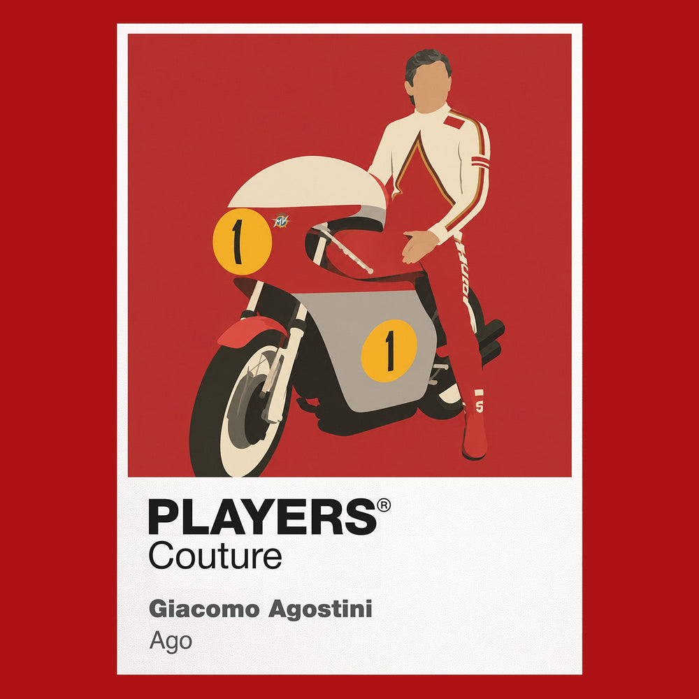 Giacomo Agostini Men's T-Shirt - Red