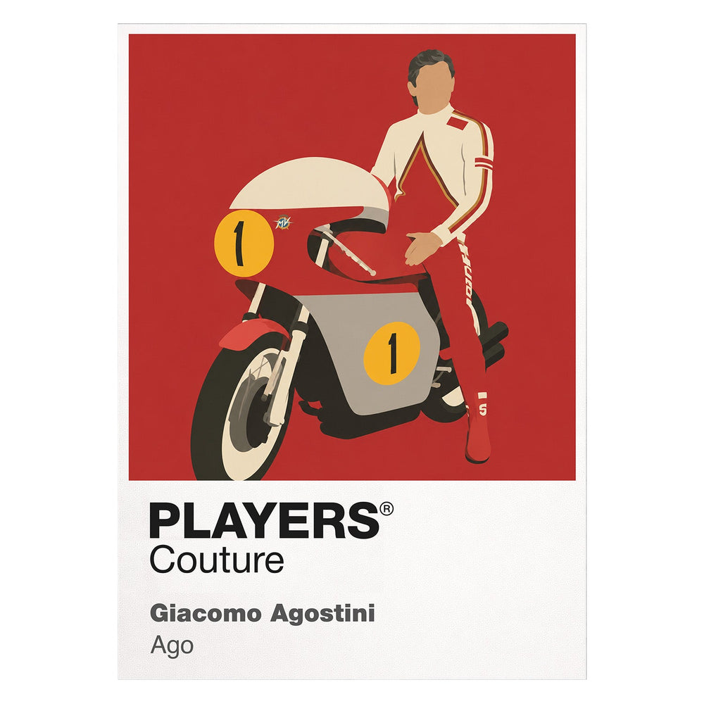 Giacomo Agostini Men's T-Shirt - White