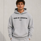 giada-de-laurentiis name-print hoodie - grey