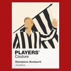 Giampiero Boniperti Juventus Icon Frame — Red