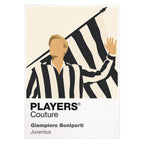 Giampiero Boniperti Juventus Icon Frame — White