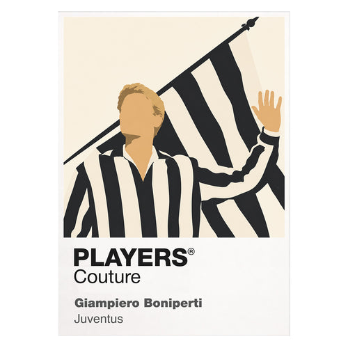 Giampiero Boniperti Juventus Icon Frame — White