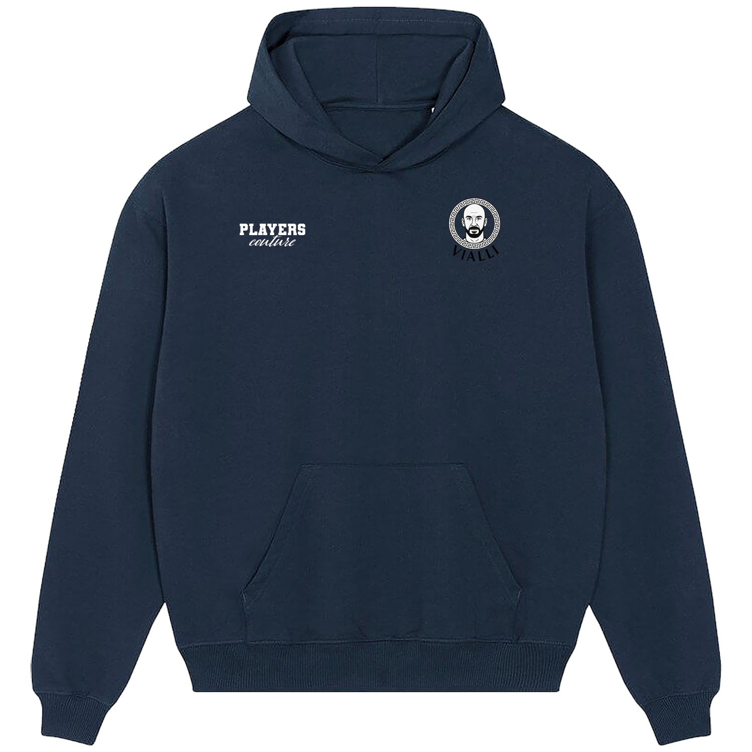 Gianluca Vialli Logo Players Couture Men's Casual Hoodie Navy