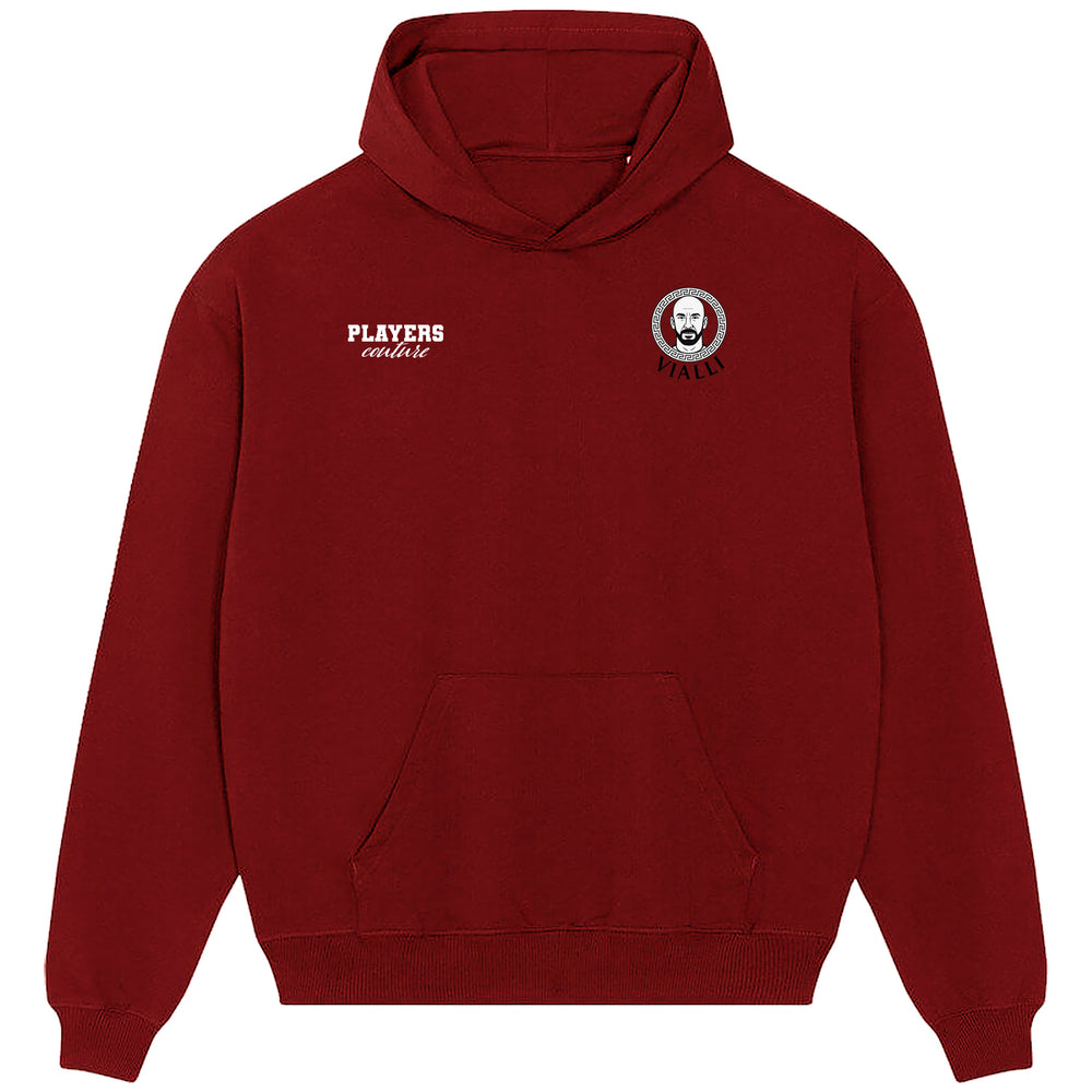 Gianluca Vialli Logo Players Couture Men's Casual Hoodie Red