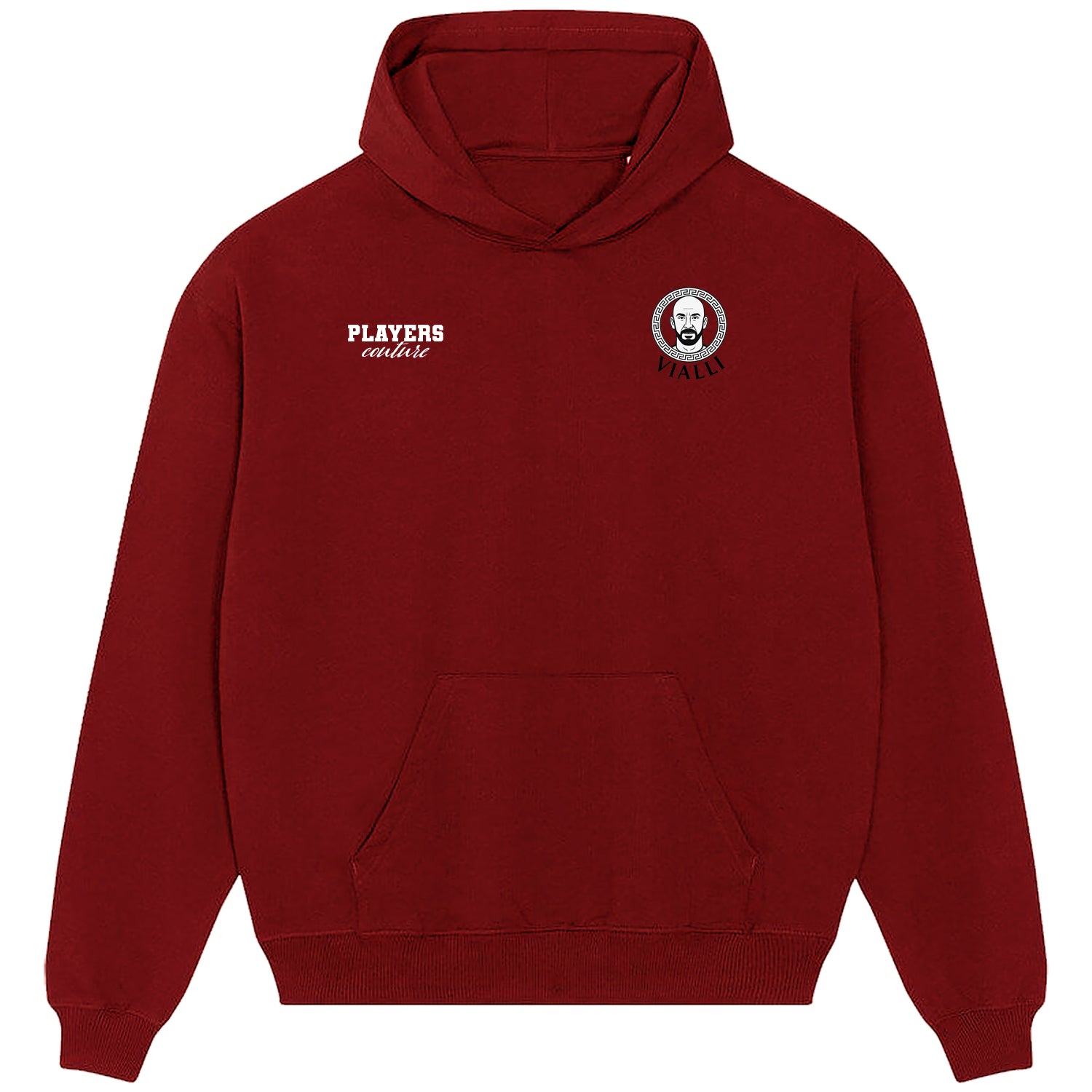Gianluca Vialli Logo Players Couture Men's Casual Hoodie Red