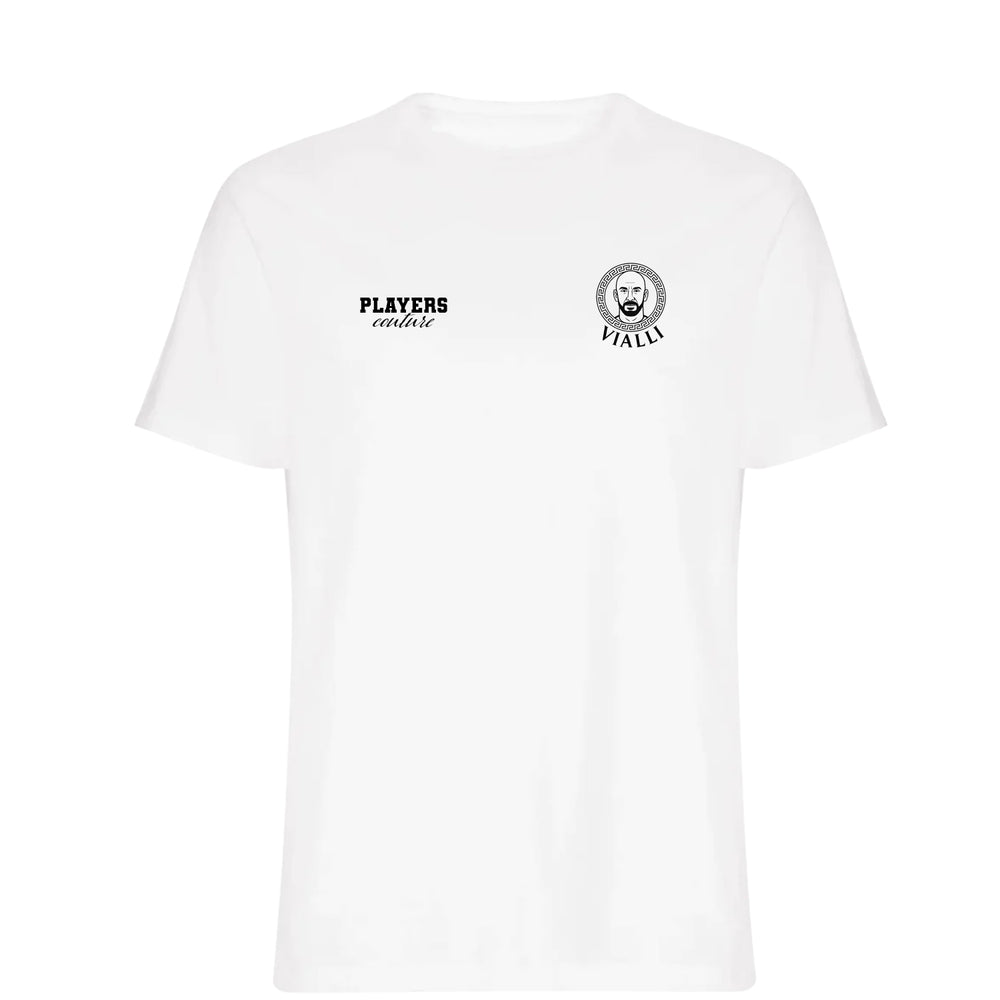 Gianluca Vialli Logo Players Couture Mens T-Shirt White
